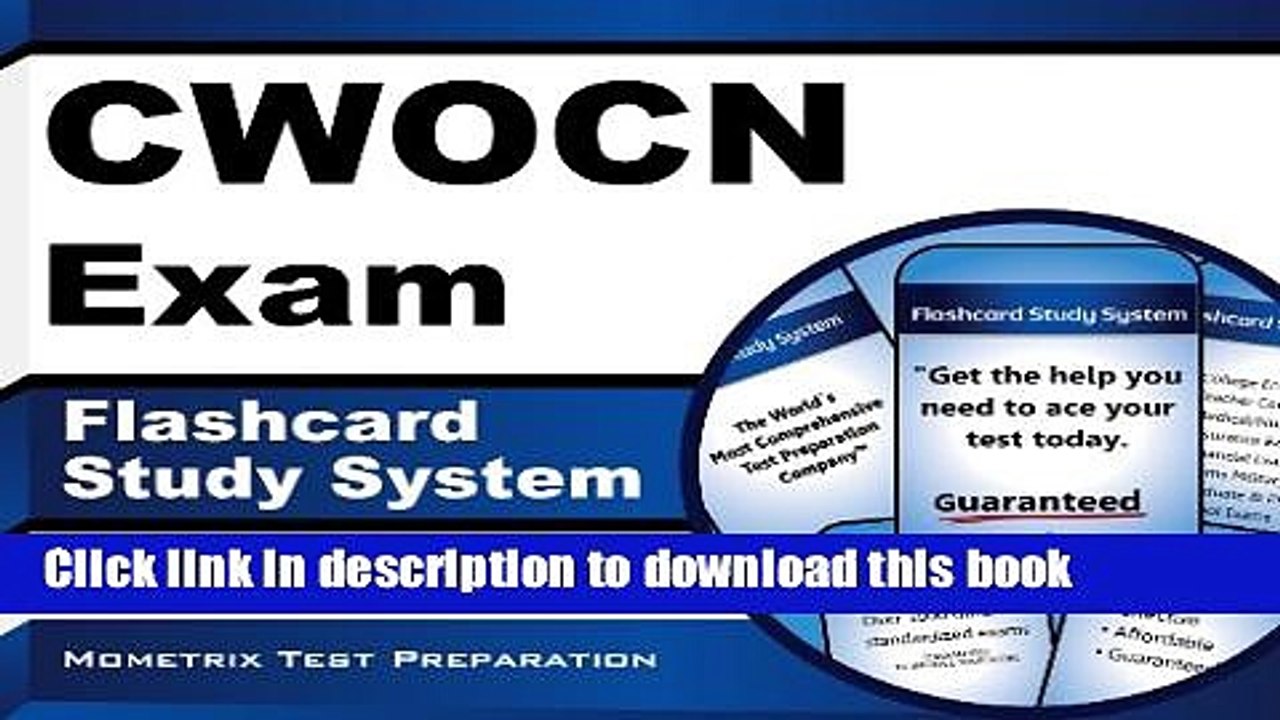 Read CWOCN Exam Flashcard Study System: CWOCN Test Practice Questions   Review for the WOCNCB