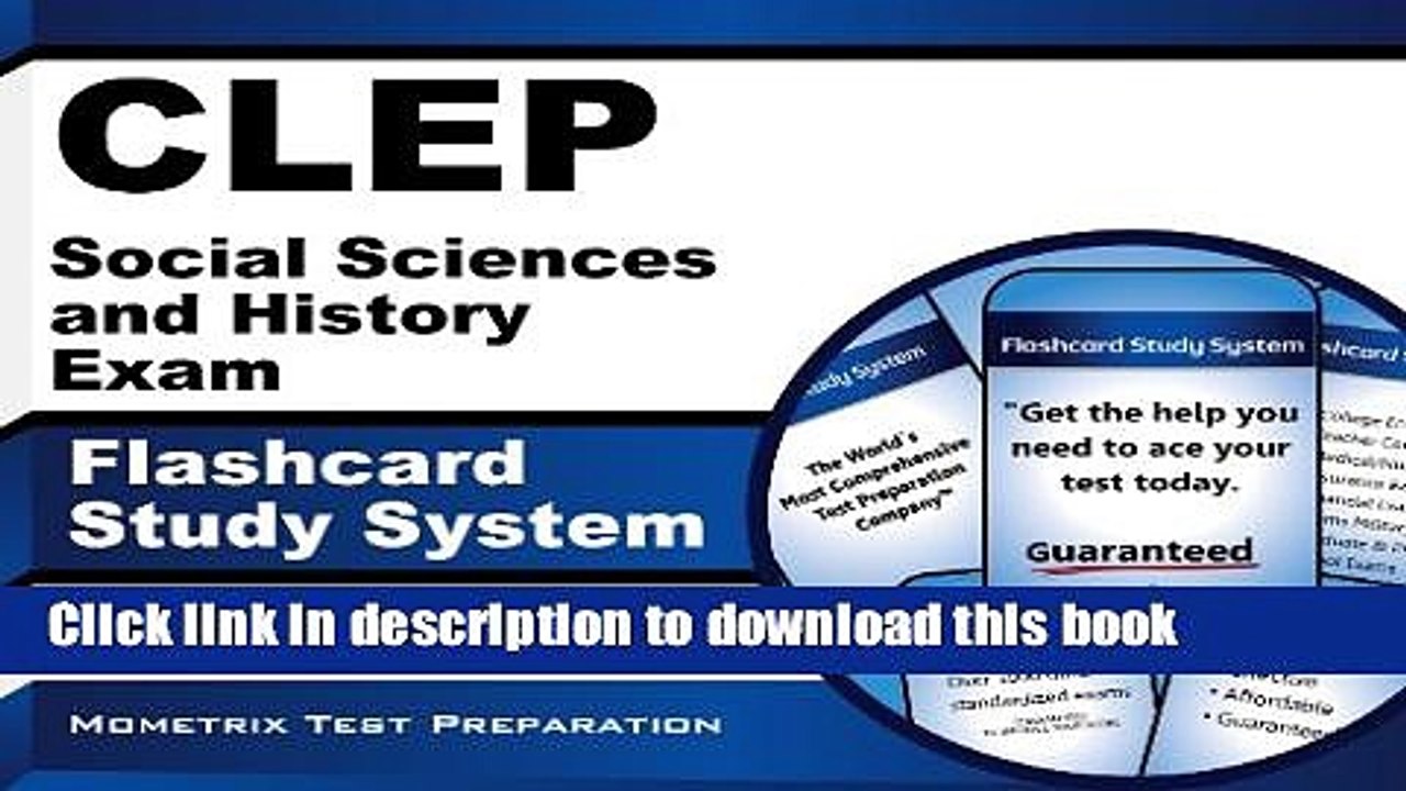 Read CLEP Social Sciences and History Exam Flashcard Study System: CLEP Test Practice Questions