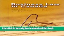 [PDF]  Business Law in Canada, Alberta Version (6th Edition)  [Download] Online