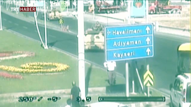 MOBESE kameralarına yansıyan zırhlı araçlar