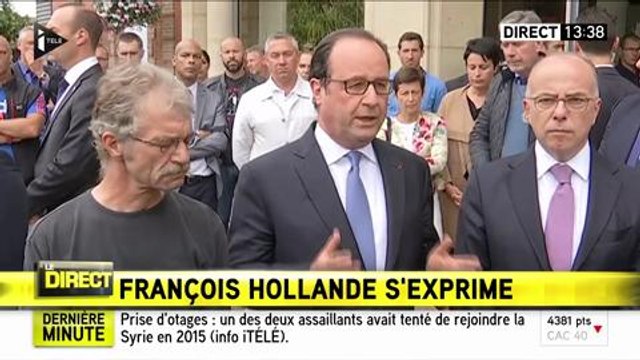 Attentat de Saint-Etienne-du-Rouvray - François Hollande : Nous sommes face à une épreuve de plus