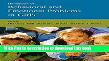 Read Handbook of Behavioral and Emotional Problems in Girls (Issues in Clinical Child Psychology)