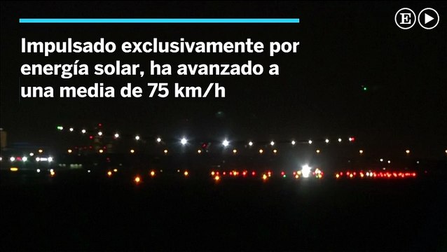 El 'Solar impulse 2' logra dar la vuelta al mundo