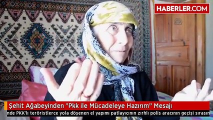 Şehit Ağabeyinden "Pkk ile Mücadeleye Hazırım" Mesajı