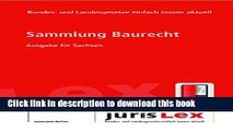 [PDF]  Baurecht Ausgabe fÃ¼r Sachsen, Rechtsstand 08.02.2016, Bundes- und Landesrecht einfach