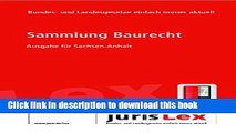 [PDF]  Baurecht Ausgabe fÃ¼r Sachsen-Anhalt, Rechtsstand 08.02.2016, Bundes- und Landesrecht