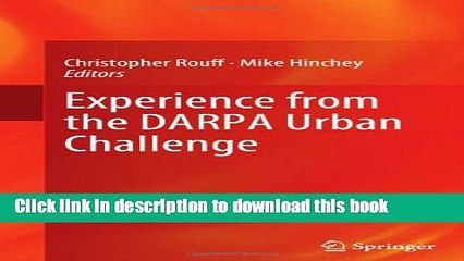Read Experience from the DARPA Urban Challenge  Ebook Free