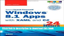 Download Windows 8.1 Apps with XAML and C# Sams Teach Yourself in 24 Hours PDF Online