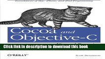 Read Cocoa and Objective-C: Up and Running Ebook Free