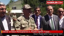 Stk'lar ve Basın Mensuplarının 5. Piyade Eğitim Tugay Komutanlığı Ziyareti