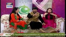 Check the Reaction of Sahiba When a Unknown Woman Came in a Live Morning Show And Wanted to Dance
