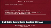 [PDF]  Business Entities, 2007 Case Supplement  [Download] Full Ebook