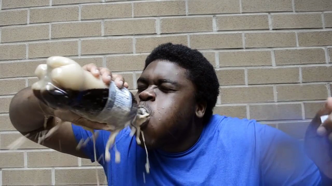 Coca et mentos challenge