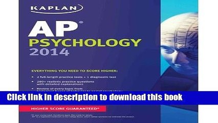 Read Kaplan AP Psychology 2014 (Kaplan AP) (Paperback) - Common  Ebook Free