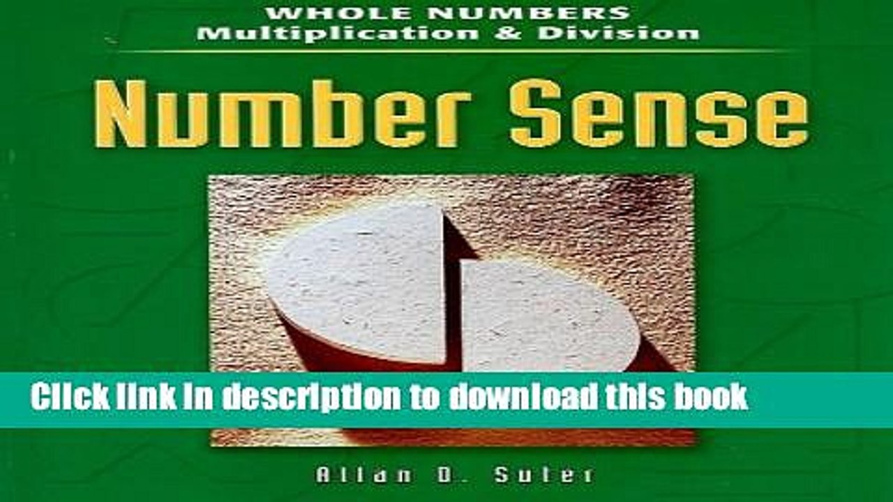 Download Number Sense: Whole Numbers, Multiplication   Division  PDF Free