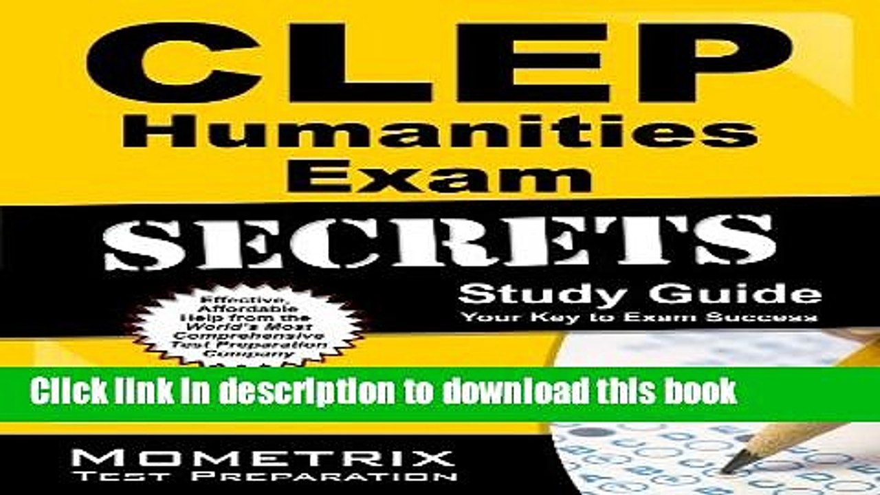 Read CLEP Humanities Exam Secrets Study Guide: CLEP Test Review for the College Level Examination