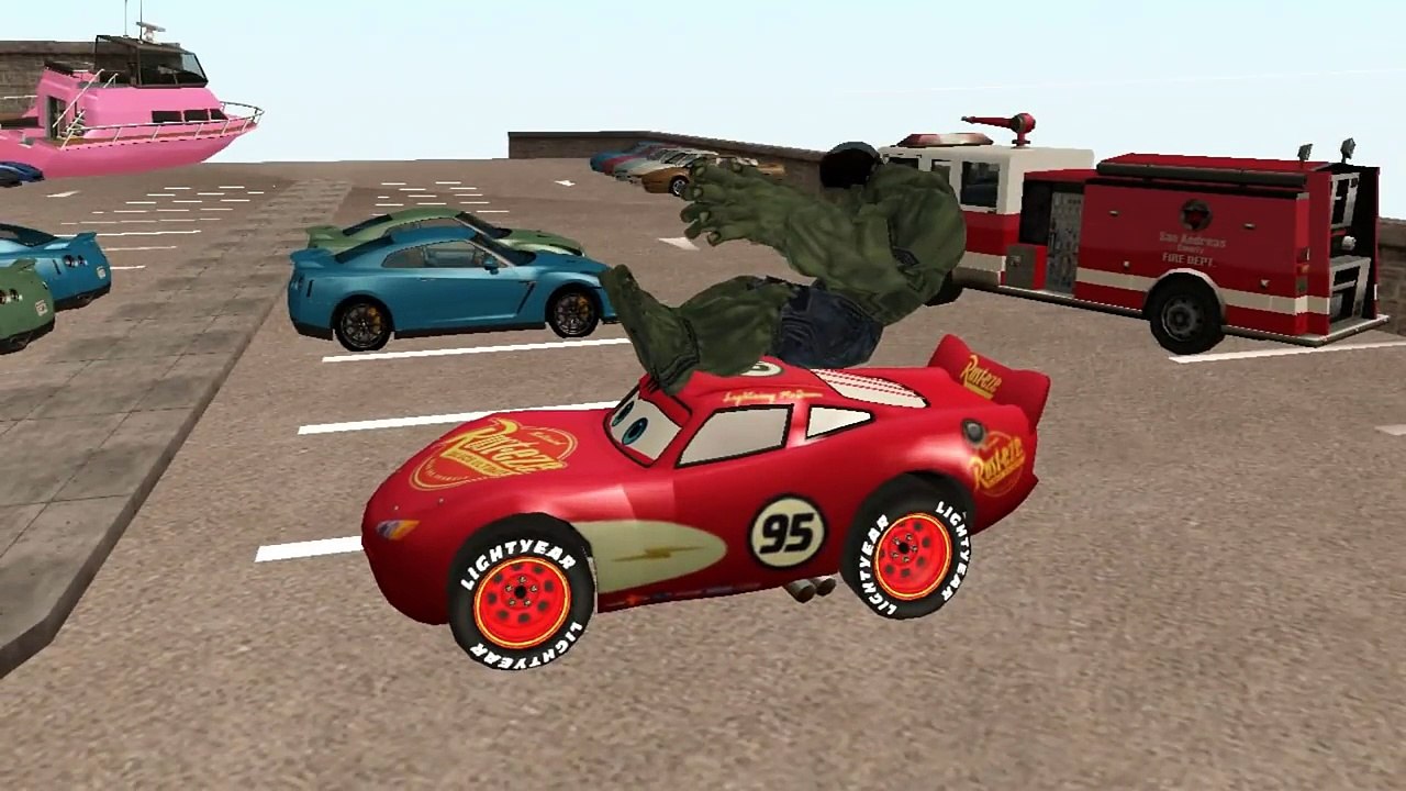 Şimşek McQueen Hulk İle Çılgın Bir Başlangıç Yapıyor (Çizgi Film Tadında - Türkçe Dublaj)