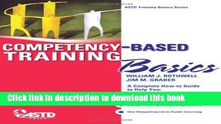 Read Books Competency-Based Training Basics (ASTD Training Basics Series) ebook textbooks
