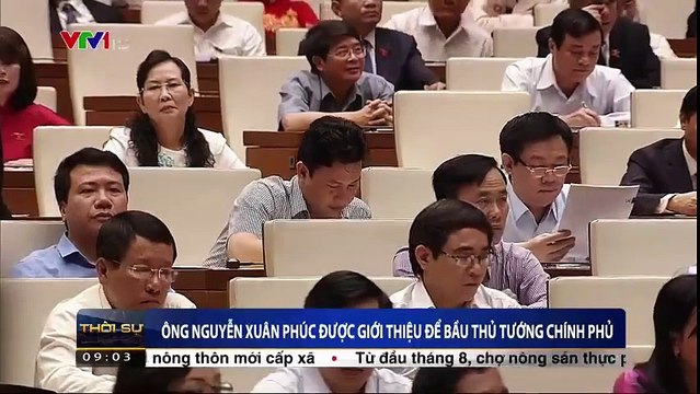 Ông Nguyễn Xuân Phúc được giới thiệu để bầu Thủ tướng Chính phủ