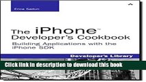 Read The iPhone Developer s Cookbook: Building Applications with the iPhone SDK Ebook Free