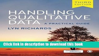 Download Handling Qualitative Data: A Practical Guide PDF Free