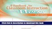 Read A Handbook for Classroom Instruction That Works, 2nd edition PDF Free