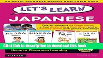 Download Books Let s Learn Japanese Kit: 64 Basic Japanese Words and Their Uses (Flashcards, Audio