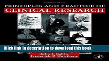 Read Principles and Practice of Clinical Research, Second Edition (Principles   Practice of