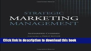 Read Strategic Marketing Management  Ebook Free