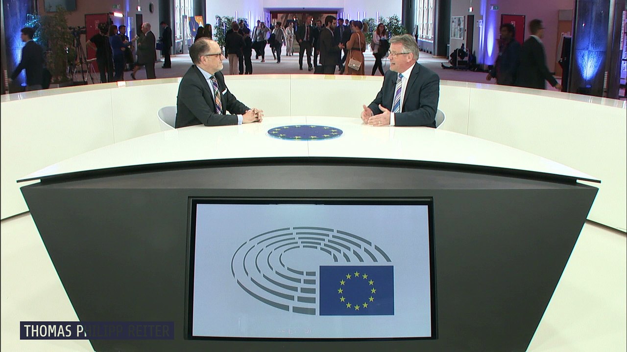 Reimer Böge bei Thomas Philipp Reiter