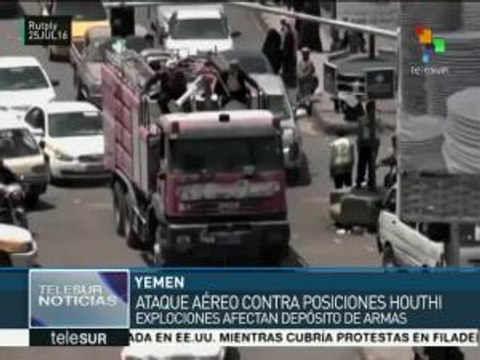 Yemen: coalición saudí bombardea posiciones hutíes al norte de Saná