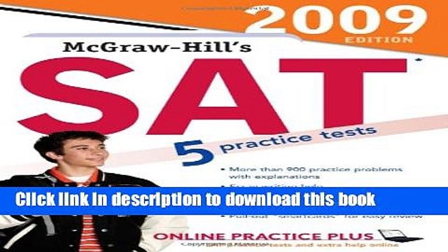Read McGraw-Hill s SAT, 2009 Edition Ebook Free