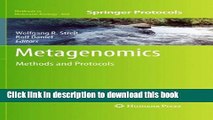 Download Metagenomics: Methods and Protocols (Methods in Molecular Biology) Ebook Free