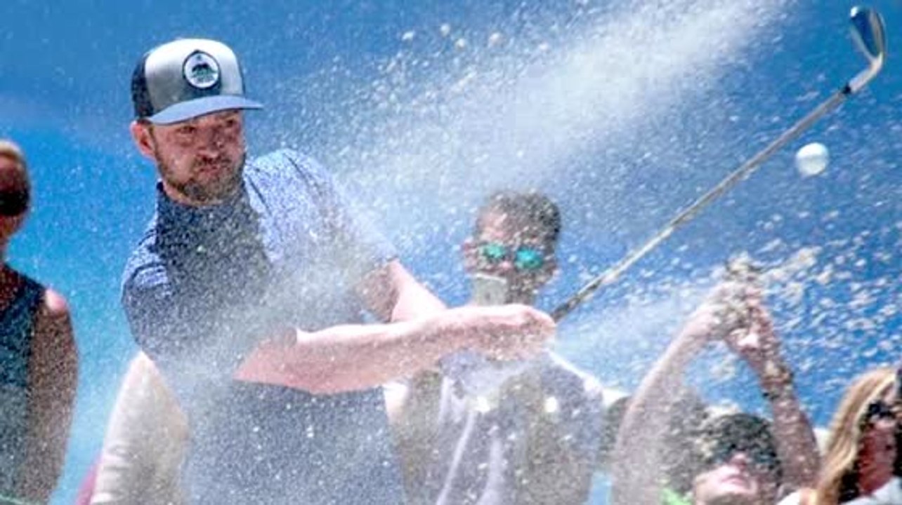Justin Timberlake Slapped by Fan at Golf Charity Event