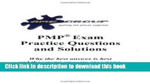 Read PMP Exam Practice Questions and Solutions Release 1.5 Ebook Free