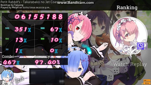 [Osu!] Petit Rabbit's - Takarabako no Jet Coaster [ Jet Coaster ] +HDDT Meiph's Replay