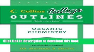 Read Organic Chemistry (Collins College Outlines)  Ebook Free