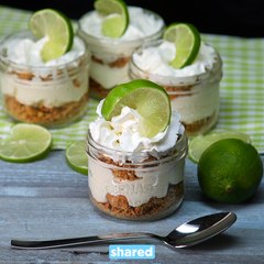 Key Lime Pie Mason Jars