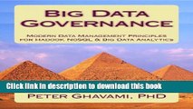 Read Books Big Data Governance: Modern Data Management Principles for Hadoop, NoSQL   Big Data
