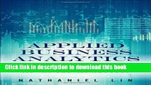 Read Books Applied Business Analytics: Integrating Business Process, Big Data, and Advanced