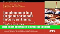 Download Implementing Organizational Interventions: Steps, Processes, and Best Practices  PDF Online