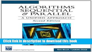 Read Book Algorithms Sequential   Parallel: A Unified Approach (Charles River Media Computer