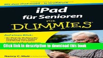 Read iPad fÃ¼r Senioren fÃ¼r Dummies Ebook Free