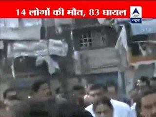 Sushilkuamr Shinde reaches blast site in Hyderabad