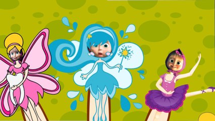 Masha and the Bear Masquerade Tooth Fairy Finger Family Nursery Rhyme Simple Songs