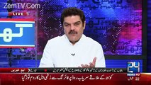 mubashir luqman badly insults nawaz sharif on fake promises and  and ishaq dar to right off the loans