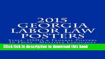 [PDF]  2015 Georgia Labor Law Posters: State, OSHA   Federal Posters In Print - Multiple
