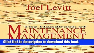 Read Book Handbook of Maintenance Management E-Book Free