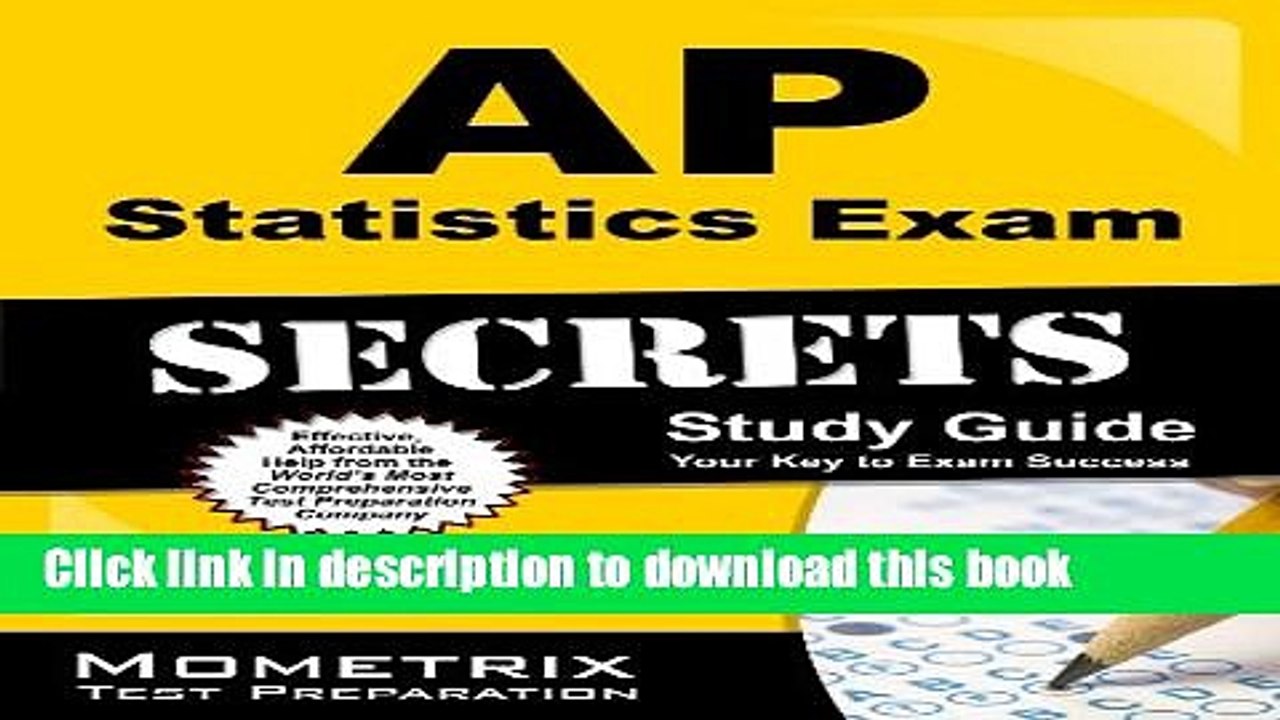 Read AP Statistics Exam Secrets Study Guide: AP Test Review for the Advanced Placement Exam  Ebook
