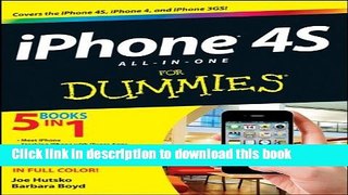 Read iPhone 4S All-in-One For Dummies Ebook Free